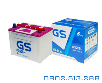 ẮC QUY Ô TÔ GS 80D26L (12V-70Ah)